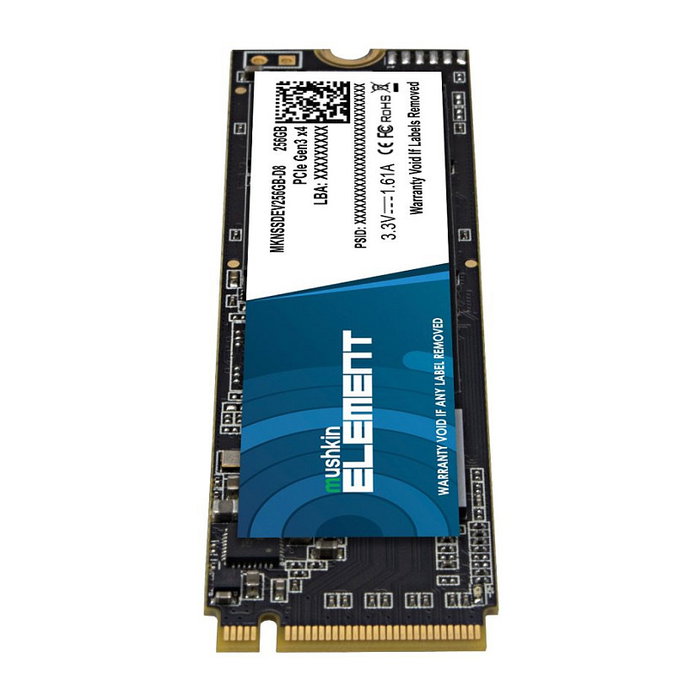 Mushkin M.2 256GB NVMe PCIe3.0 x 4 SSD Unidad de Estado Sólido, Velocidad Lectura 2000 MB/s Escritura 1400 MB/s