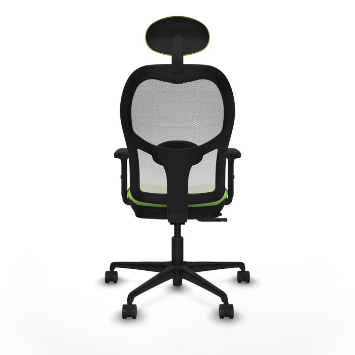 PIQUERAS Y CRESPO Silla de oficina Jorquera Pistacho y Blanco