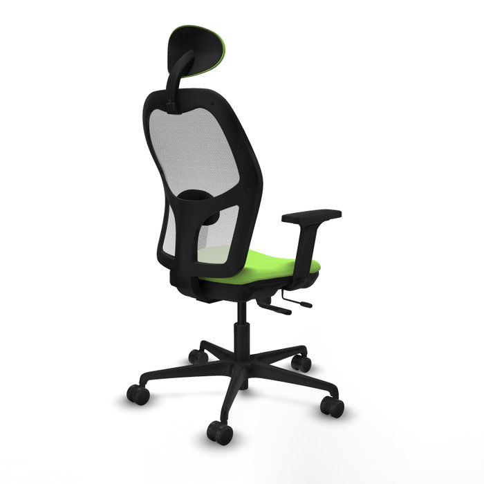 PIQUERAS Y CRESPO Silla de oficina Jorquera Pistacho y Blanco
