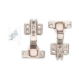 Edm Bisagra Cazoleta 45° BC09 35mm Acero Zincado Con Base Y Tornillos