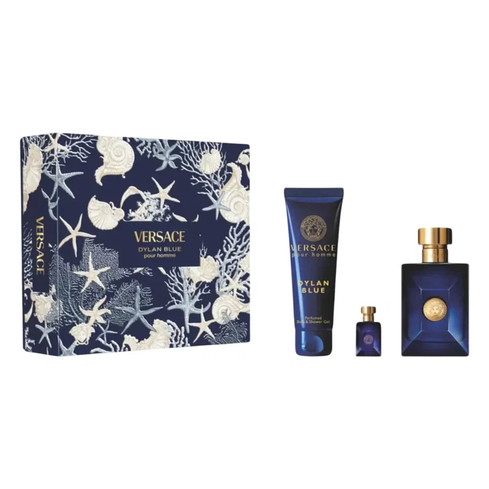 Versace Dylan Blue Estuche para Hombre con Eau de Toilette y Gel de Ducha