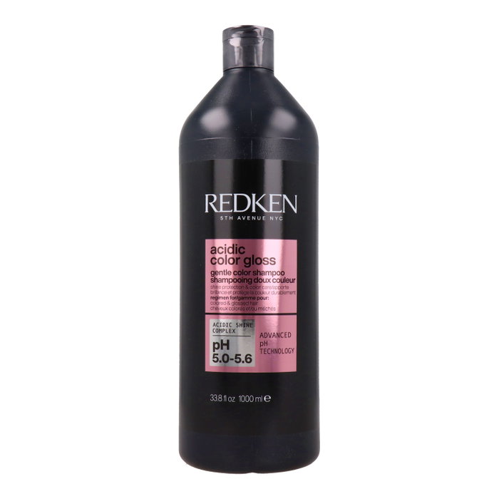Redken Acidic Color Gloss Gentle Champú sin Sulfatos pH 5.0-5.6 para Cabello Teñido - Mantiene Color e Intensidad 1000 ml Redken Acidic Color Gloss Gentle Champú sin Sulfatos pH 5.0-5.6 para Cabello Teñido - Mantiene Color e Intensidad 1000 ml