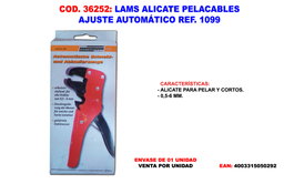LAMS Alicate Pelacables Ajuste Automático Ref 1099