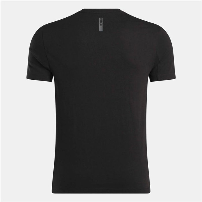 Camiseta de Manga Corta Hombre Reebok Reebok Athlete Tee Negro