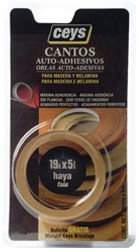 CEYS Canto Autoadhesivo 5 m x 19 mm Haya