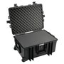 B&W Outdoor Case Type 6800 Negro con Inserción de Espuma