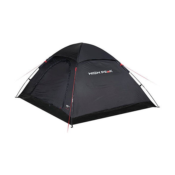 High Peak Tienda de Campaña Kuppelzelt Monodome XL, para 4 Personas, Iglú, Negro con Ventilación y Costuras Impermeables