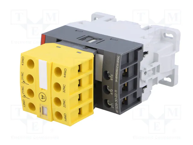 ABB Contactor AFS 3-polar 9A NO x3 20...60V DC / 24...60V AC
