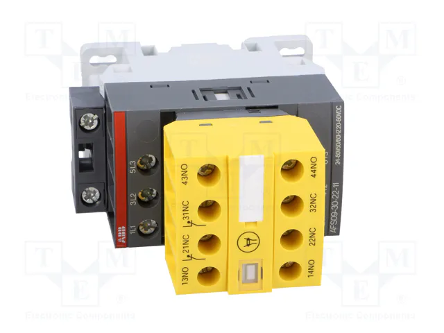 ABB Contactor AFS 3-polar 9A NO x3 20...60V DC / 24...60V AC