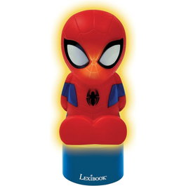 LEXIBOOK Altavoz luz nocturna Spiderman Marvel