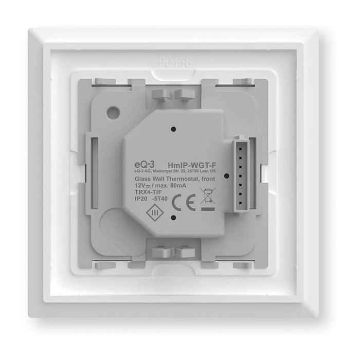 Homematic IP Glas-Wandthermostat Blanco