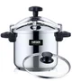 Häcker PC-10S.021A Olla a Presión 10 Litros Acero Inoxidable, 24 cm, para Cocinas de Inducción, Gas, Eléctrica y Cerámica