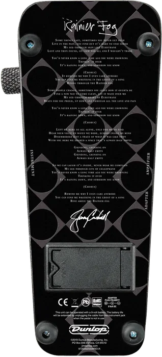 Dunlop Pedal Fx Wah Cry Baby Jerry Cantrell "Rainier Fog" Edición Limitada