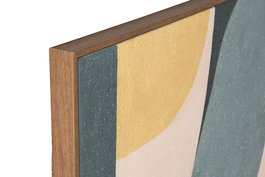 DKD Home Decor Cuadro 4 x 140 x 100 cm Verde Terracota Lienzo Moderno (2 Unidades)