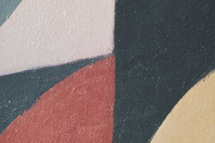 DKD Home Decor Cuadro 4 x 140 x 100 cm Verde Terracota Lienzo Moderno (2 Unidades)