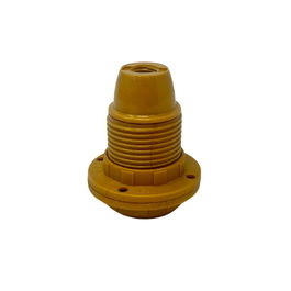 Arditi Portalámparas E14 Todo Rosca con 2 Arandelas, Oro Brillante