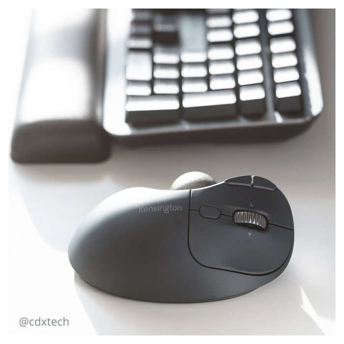 Kensington Pro Fit Ergo TB550 Trackball Inalámbrico Negro/Gris