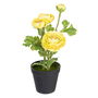 Planta Flor Naranja Artificial 11 X 11 X 36 cm (Set de 2)