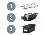 Leitz Revistero Click & Store de Cartón Plegable Turquesa