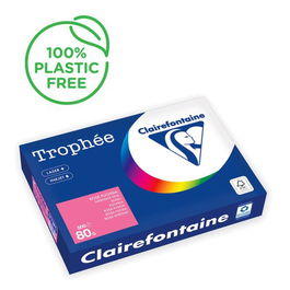 Papel De Color A4 Clairefontaine Trophee 80G 500H Vivo Rosa Fucsia