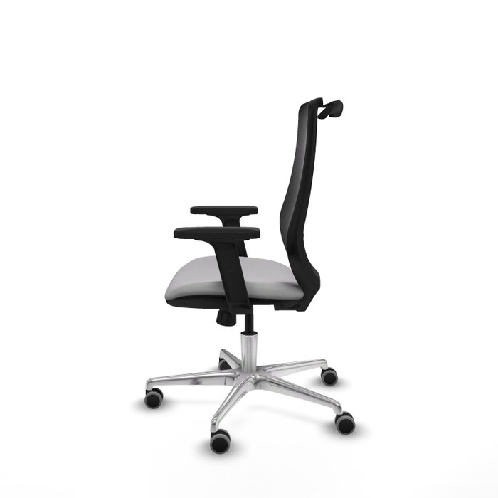 PIQUERAS Y CRESPO Silla de oficina Mardos con mecanismo Sincro, Gris claro y Negro PIQUERAS Y CRESPO Silla de oficina Mardos con mecanismo Sincro, Gris claro y Negro