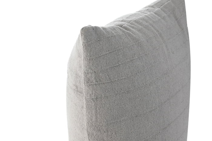 DKD Home Decor Cojín de Algodón Gris Claro 45x45 cm