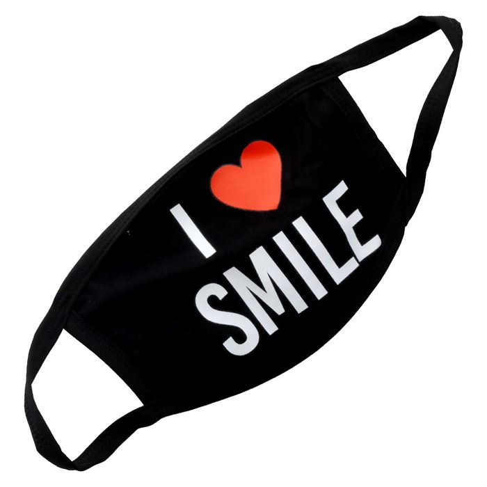 Sensly Mascarilla de Moda Algodón Lavable Talla Única Gato I Love Smile