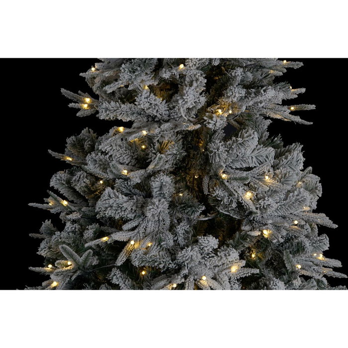 DKD Home Decor Árbol de Navidad LED Nevado Blanco 120x120x210 cm 400L DKD Home Decor Árbol de Navidad LED Nevado Blanco 120x120x210 cm 400L