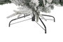 DKD Home Decor Árbol de Navidad LED Nevado Blanco 120x120x210 cm 400L