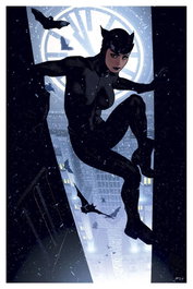 DC Comics Litografia Catwoman 41 x 61 cm - sin marco