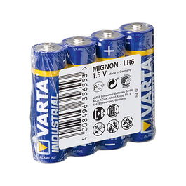 VARTA Pilas AA (LR6) Industrial Pro 1.5V - Paquete de 4
