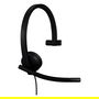 Logitech H570e Auriculares Mono USB-C para Oficina y Centro de Llamadas, Conexión Alámbrica