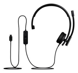Logitech H570e Mono USB-C Teams Version Black