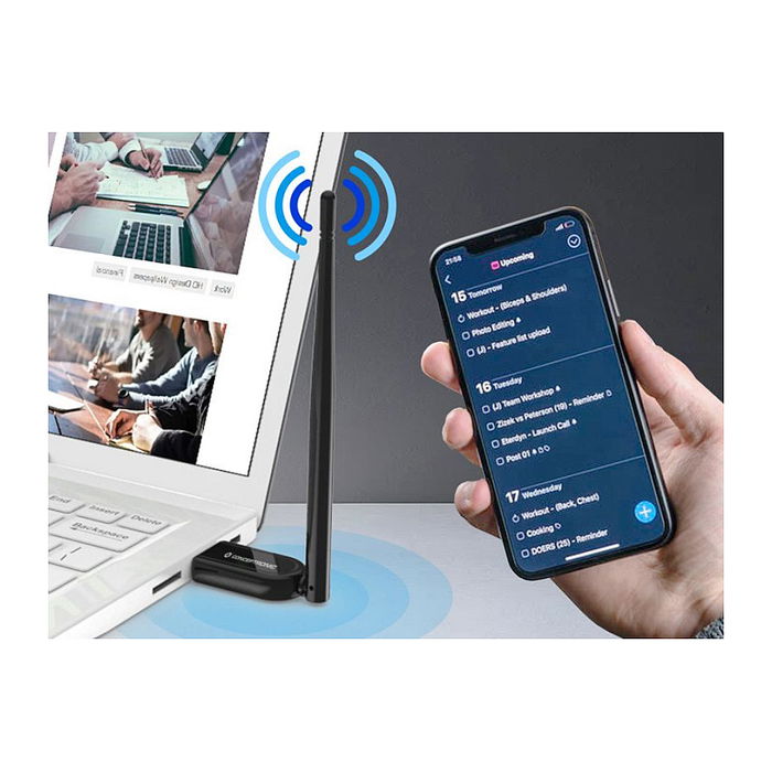 Conceptronic Bluetooth 5.1 Adapter Nano USB 100 m Schwarz