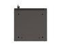 Lanberg Armario Rack de Pared 10 Pulgadas 4U Negro con Puerta de Cristal