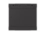 Lanberg Armario Rack de Pared 10 Pulgadas 4U Negro con Puerta de Cristal