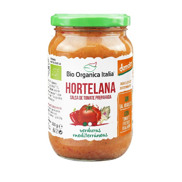 BIO ORGANICA ITALIA Salsa de Tomate Hortelana Demeter 350ml BIO ORGANICA ITALIA Salsa de Tomate Hortelana Demeter 350ml