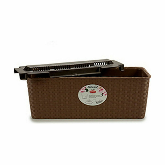Jardinera Stefanplast Beige Plástico 39 x 13,5 x 15,5 cm 38,5 x 13,5 x 15,5 cm (12 Unidades)