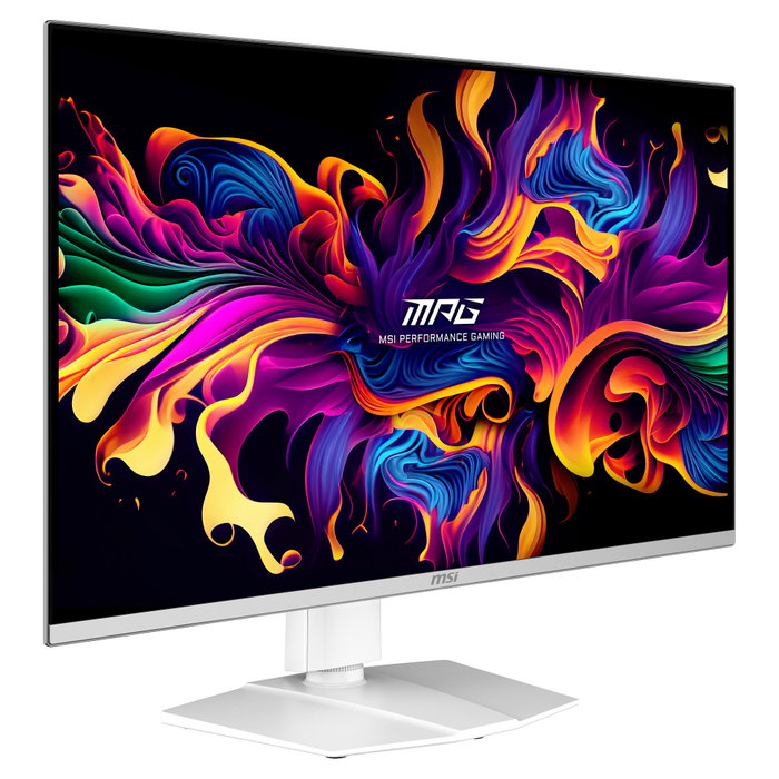 MSI MPG 321URXWDE Monitor Gaming 31.5 pulg QD-OLED 4K 240Hz Blanco
