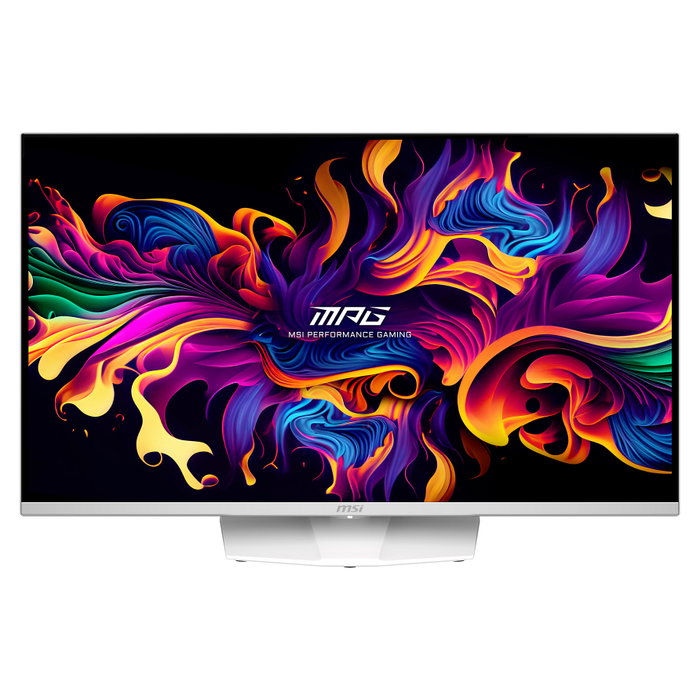 MSI MPG 321URXWDE Monitor Gaming 31.5 pulg QD-OLED 4K 240Hz Blanco