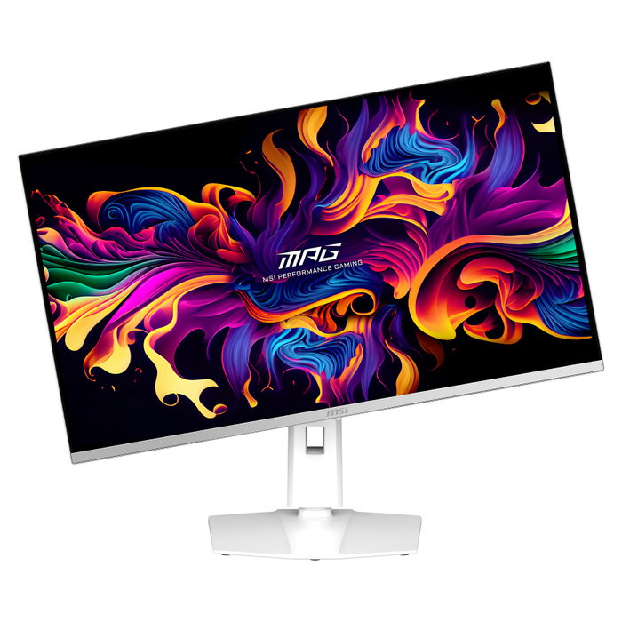 MSI MPG 321URXWDE Monitor Gaming 31.5 pulg QD-OLED 4K 240Hz Blanco