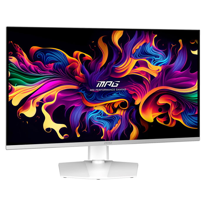 MSI MPG 321URXWDE Monitor Gaming 31.5 pulg QD-OLED 4K 240Hz Blanco