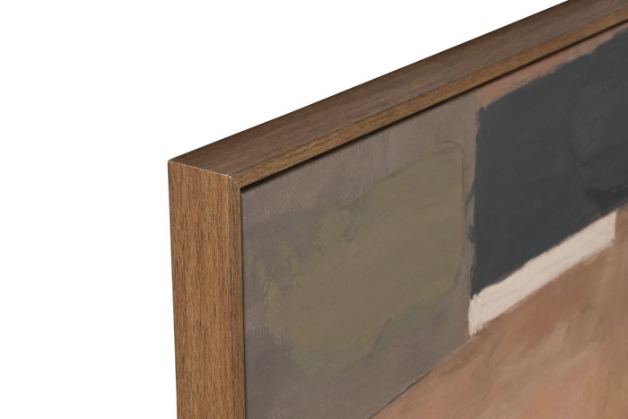 DKD Home Decor Cuadro Lienzo Abstracto 3D Pack de 2 unidades, 100x100 cm, Marrón/Beige/Terracota