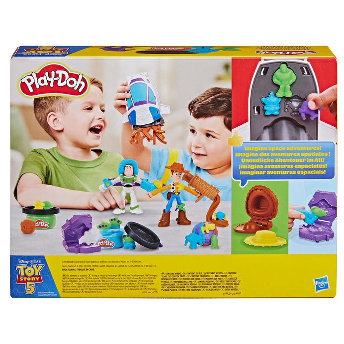 Hasbro Play-Doh Creaciones Espaciales Toy Story Set con Woody, Buzz y Accesorios +4 años