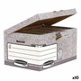 Fellowes Maxi Contenedor de Archivos con Tapa Fija Gris