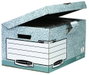 Fellowes Maxi Contenedor de Archivos con Tapa Fija Gris