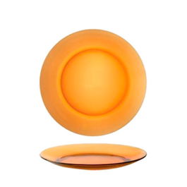 Lys Ambar Plato llano de vajilla, 23.5 cm de diametro (Set de 12)