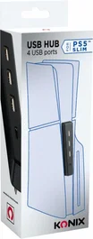 Konix KX PS5 Slim USB Hub - Concentrador de 3 Puertos USB 3.0 para PlayStation 5 Modelo Slim