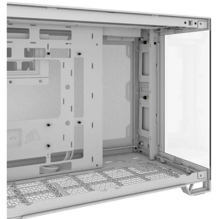 Corsair COR0840006674979 Caja PC 2500X Micro ATX Vidrio Templado Doble Cámara Blanco