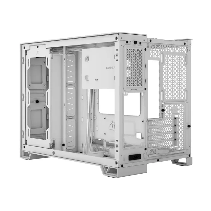 Corsair 2500X Torre Media ATX Blanco - CC-9011266-WW - Con Ventana de Vidrio Templado y Soporte para Refrigeración Líquida